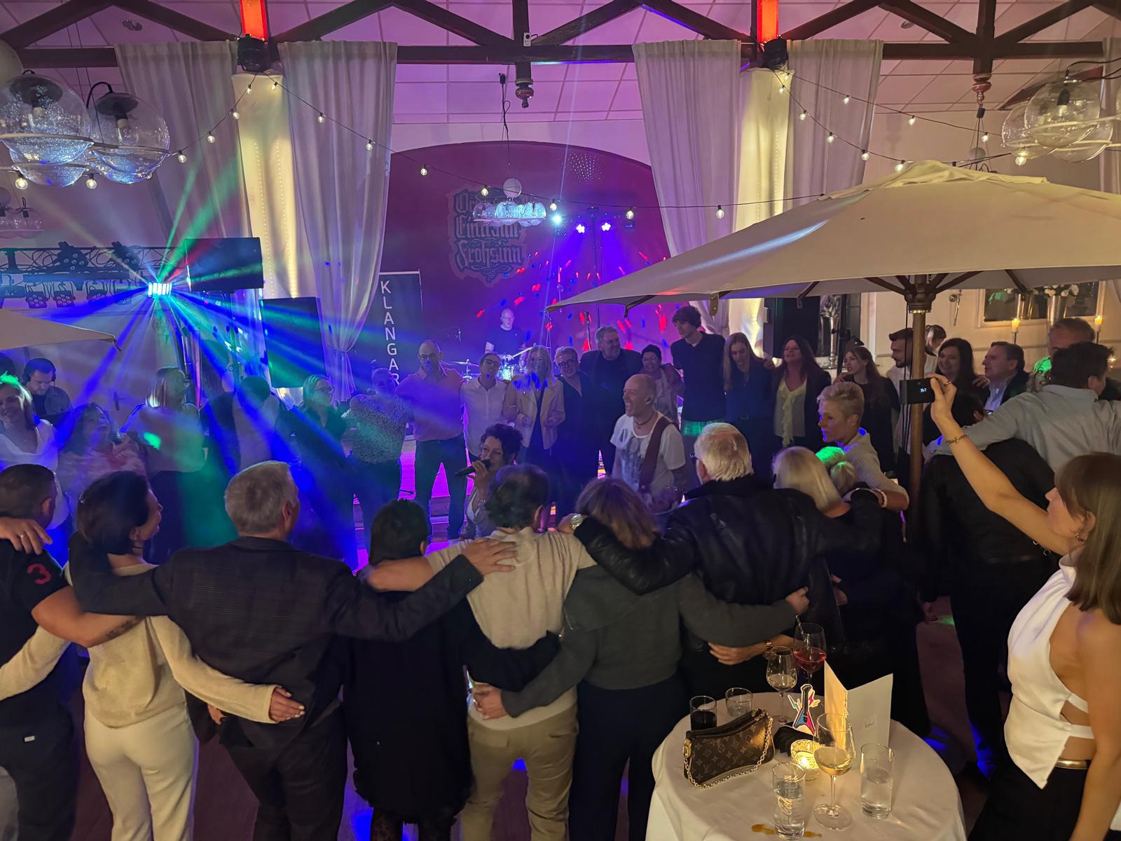 Partyband Klangart live auf Geburtstagsfeier in Xanten