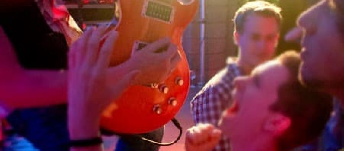 Gitarrist in Action