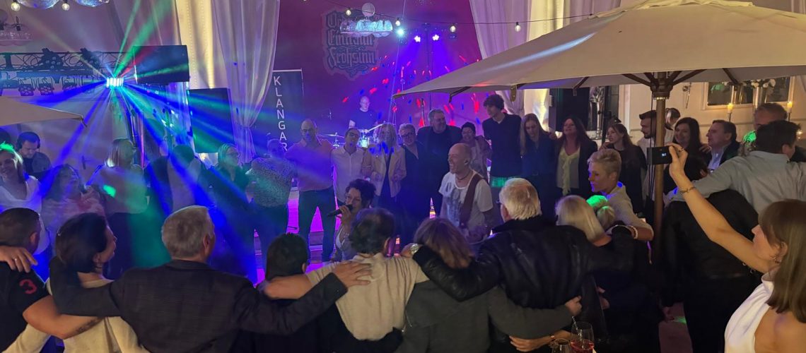 Partyband Klangart live auf Geburtstagsfeier in Xanten